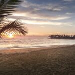 Tropical Beach Sunrise in Punta Cana Dominican Republic